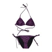 Versace Justerbart triangulärt bikinitopp Purple, Dam