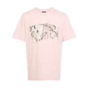 Billionaire Boys Club Camo Arch Logo T-shirt Pink, Herr