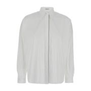 Brunello Cucinelli Vit Bomullsskjorta White, Dam