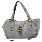 Chloé Pre-owned Pre-owned Laeder totevskor Gray, Dam