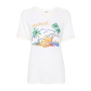 Isabel Marant Étoile Zewel TEE T-Shirts White, Dam