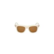 Emilio Pucci Stiliga solglasögon för kvinnor White, Unisex