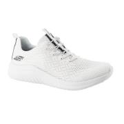 Skechers Flexibel Komfort Sportig Stil Sneakers White, Dam