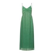 Kaos Elegant Suspender Dress Green, Dam
