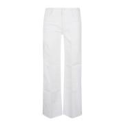 Mother Stiliga Fray Jeans White, Dam