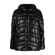 Moncler Svart dunjacka för kvinnor Black, Dam