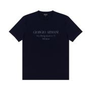 Giorgio Armani Logo T-shirt Black, Herr