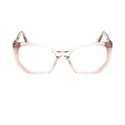 Guess Elegant och stilren cat-eye glasögon Beige, Dam