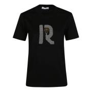 Paco Rabanne Avslappnad Bomull T-shirt Black, Dam