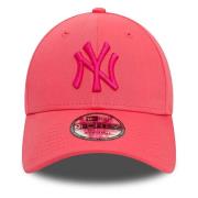 New Era Yankees League Essential Fuchsia Cap Kvinnor Pink, Dam