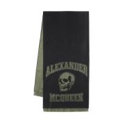 Alexander McQueen Ylle sjalar Black, Dam