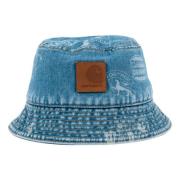 Carhartt Wip Stamp Bucket Hat i Denim Blue, Herr