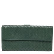 Bottega Veneta Vintage Pre-owned Laeder plnbcker Green, Dam