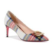 Dee Ocleppo Elegant Guld Logo Kilt Pump Multicolor, Dam