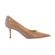 Jimmy Choo Patentläder Love Pumps Beige, Dam