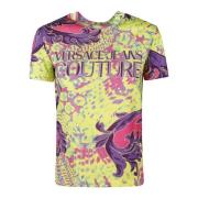 Versace Jeans Couture Animalier T-shirt Multicolor, Dam