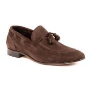 Dee Ocleppo Italienska mocka loafers mörkbrun Brown, Herr