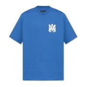 Amiri Tryckt T-shirt Blue, Herr