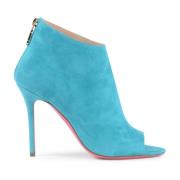 Dee Ocleppo Förförisk Peep Toe Bootie Blue, Dam