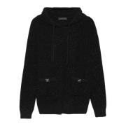 Gaëlle Paris Huvtröja Bouclé Sweater Casentino Vinterstil Black, Dam
