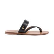 Dee Ocleppo Läderrem Sandaler Black, Dam