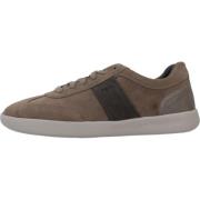 Geox Stiliga Urbana Sneakers för Män Brown, Herr