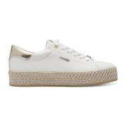 Tamaris Vit Guld Sneakers Kvinnor Vuxen White, Dam