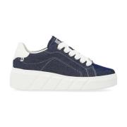 Rieker Blå Sneakers för Kvinnor Blue, Dam