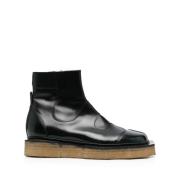 Henrik Vibskov Grön Brush Off Enzo Driver Boot Black, Dam