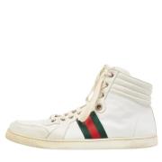 Gucci Vintage Pre-owned Laeder sneakers White, Herr