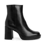 Tamaris Svarta Eleganta Stängda Booties Black, Dam