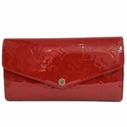 Louis Vuitton Vintage Pre-owned Laeder plnbcker Red, Dam