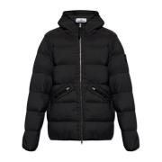 Stone Island Dunjacka med huva Black, Herr