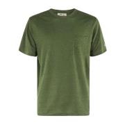 MC2 Saint Barth Linne T-shirt med framficka Green, Herr