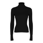 Moschino Linblandning Topp Black, Dam