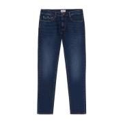 GAS Blå Skinny Denim Jeans Blue, Herr