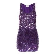 DES Phemmes Elegant Tulle Kjol Purple, Dam