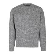 Neil Barrett Round-neck Knitwear Black, Herr