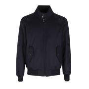 Baracuta Stilig Melton Jacka Blue, Herr