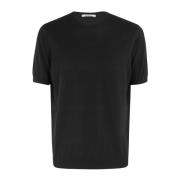 Kangra Avslappnad Bomull T-shirt Black, Herr