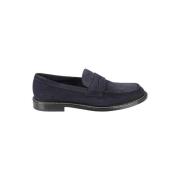 Doucal's Penny Wash Loafers Blue, Herr