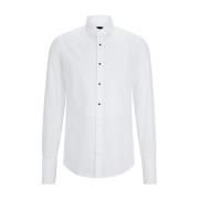 Boss Herr Casual Bomull Skjorta White, Herr