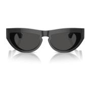 Burberry Trendiga solglasögon med mörkgrå linser Gray, Unisex