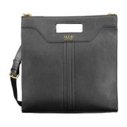 Guess Elegant svart handväska med kontrasterande accenter Black, Dam