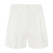 Michael Kors Veckade Shorts White, Dam