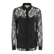 Moschino Stilfull Skjorta för Män och Kvinnor Black, Dam