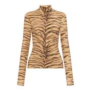 Stella McCartney Topp med djurmotiv Beige, Dam