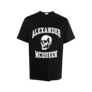 Alexander McQueen Svarta T-shirts och Polos Black, Herr