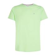 Tommy Jeans Broderad Logotyp T-shirt - Grön Green, Herr