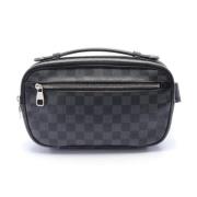 Louis Vuitton Vintage Pre-owned Laeder axelremsvskor Black, Dam